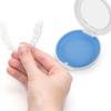 BAZEITFLOW Brace Retainer Case Cute Storage Box for Aligner Retainer Mirror Dustproof Travel Holder for Braces Teeth view 4