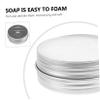 COLLBATH Portable Peppermint Shaving Soap for Men with Essential Oil, Excellent Cleaning Effect Shave Soap for Beard, for Travel Use and Smooth Wet Shave view 3