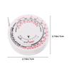 Yardwe Bmi Calculator Body Tape Measure 1.5M Plastic round Retractable Waist Circumference Measuring Tape Convenient Design for Fitness Tracking and Health Monitoring view 2