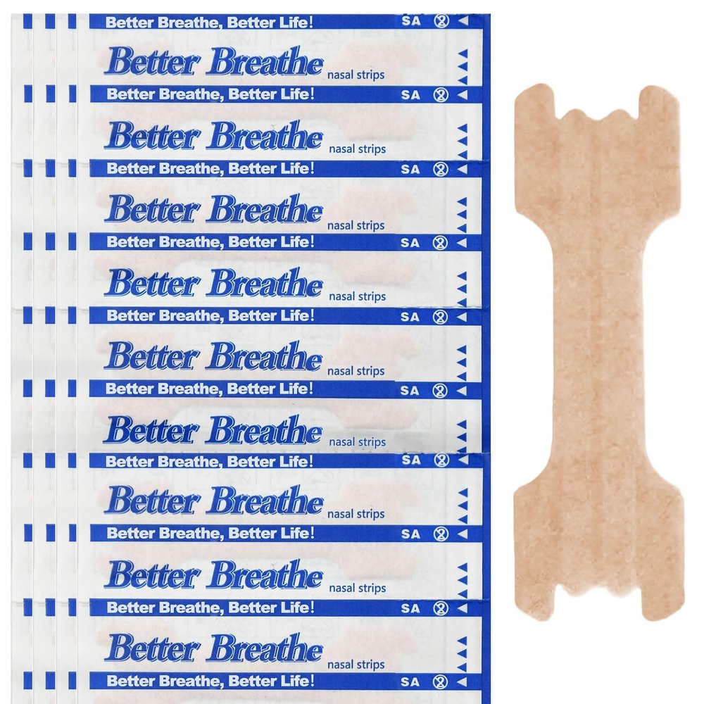 100 Pcs Nasal Strips, Anti Snoring Nasal Strips, Better Breath Nose Strip for Improve Sleep Quality Relieves Congestion (Skin Colour, 66mm x 19mm)