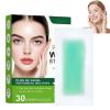 30PCS 2 In 1 Wax Strips For Face Hair Removal,15 Dual Sides Face Wax Strips,Facial Hair Remover For Women,Containing Olive Oil,Quick Smoothness,Suitable For Eyebrow/Upper Lip/Legs/Underarms/Bikini view 1