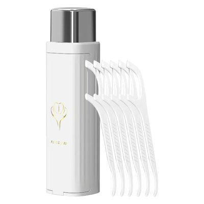 Floss Holder | Portable Rechargeable Automatic Compact for Home | Travel Case for Toothpicks | Daily Travel Camping Bathroom Home Offices Gym Pocket Holiday Fe