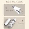 Floss Holder | Portable Rechargeable Automatic Compact for Home | Travel Case for Toothpicks | Daily Travel Camping Bathroom Home Offices Gym Pocket Holiday Fe view 4