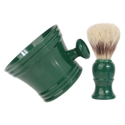 Cabilock Shaving Soap Bowl and Beard Grooming Brush for Men Shaving Mug Grooming Kit for Salon Use
