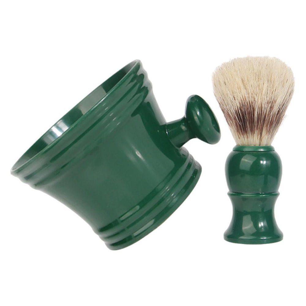 Cabilock Shaving Soap Bowl and Beard Grooming Brush for Men Shaving Mug Grooming Kit for Salon Use