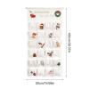 Fabric Christmas Countdown Calendar Reusable Holiday Fabric Storage Bag view 2
