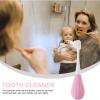 TEHAUX S Manual Toothbrush for 2-5 Years, Extra Soft Bristles Pink Balloon Design, Ergonomic Toothbrush for Oral Care view 2