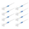 HAPINARY 8pcs Denture Toothbrush for Elderly Soft Bristle Retainer Brush Double Sided Cleaning Toothbrush for Implant Care Gentle Gums Comfortable to Hold for Seniors Professional Denture view 1