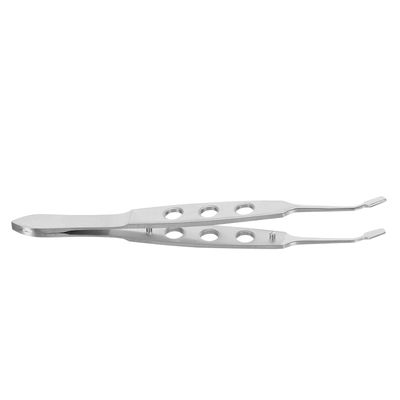 Cabilock Meibomian Glands Forceps Eyelid Gland Blockage Tweezers Stainless Steel 3-Hole Eyelid Clamp Tool for Eye Stye Treatment and Dry Eye Care