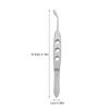 Cabilock Meibomian Glands Forceps Eyelid Gland Blockage Tweezers Stainless Steel 3-Hole Eyelid Clamp Tool for Eye Stye Treatment and Dry Eye Care view 2