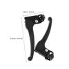 GLEAVI 4Pcs Wheelchair Brake Lever Replacement Parts Hand Brake Grip with Side Screws for Manual Wheelchair Accessories Black view 2