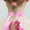 IMUSINICE 2Pcs Handheld Back Knobber Massage Tool Set, Mini Portable Pink Frog-Shaped Four-Ball Body Massagers for Neck, Shoulder, and Fatigue Relief view 3