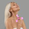 IMUSINICE 2Pcs Handheld Back Knobber Massage Tool Set, Mini Portable Pink Frog-Shaped Four-Ball Body Massagers for Neck, Shoulder, and Fatigue Relief view 4