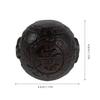 BELLIFFY 1 Pair Chinese Agarwood Hand Exercise Balls for Hand Therapy and Massage Natural Wood Grip Strength Trainer for Elderly Rehabilitation and Finger Workout view 2