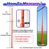 Insulated Extendable Measuring Stick - Height Adjustable Bar Tool with Carry Bag, Ideal for Substation and Telescopic Tower Sizes, Options 6/8/10/12/15/18 view 3