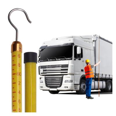Telescopic Height Measuring Pole for Truckers & Line Keepers - Professional Lightweight 60ft Bar with Storage Bag, Heavy Duty Epoxy Resin, Easy to Carry (Yellow)
