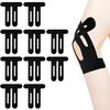 10 PCS Kinesiology Knee Tape, Breathable & Waterproof Knee Support Tape Strips Latex-Free Elastic Athletic Stickers for Knee Comfort, Stability & Muscle Support Patches view 1
