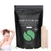 Aloe Vera Wax Beads,Sensitive Skin Waxing Beads for Women & Men,Wax Beads Hair Removal with Applicators for Face, Bikini, Legs, Back & Underarms,Hair Removal Cream,100g view 1