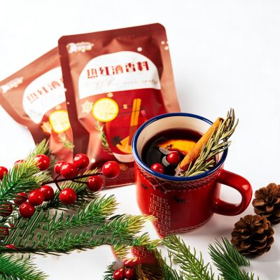 Gourmet Festive Spice Drink 36g Sachet for Mulled Wine, Hot Cider & Mocktails with Star Anise(36g (2 packets))