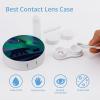 fkgvwo Contact Lens Case Galaxy Polar Bear Contact Lens Holder Box Container Soak Storage Kit view 3