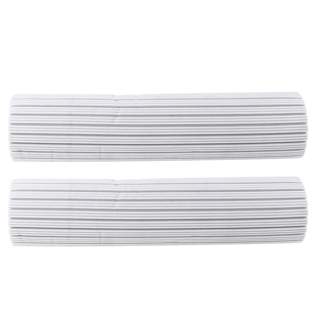 HONMEET 2pcs Roller Pva Sponge Mop Head Refill 27Cm Gray Absorbent Floor Cleaning Replacement Sponge Mop Heads for Home and Office Use