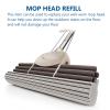 HONMEET 2pcs Roller Pva Sponge Mop Head Refill 27Cm Gray Absorbent Floor Cleaning Replacement Sponge Mop Heads for Home and Office Use view 2