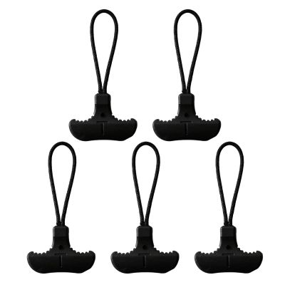 YUOIUX Zipper Pull Zipper Extender Replacement Luggage Paracord Zipper Pull T Shape Large Size Tab Extension Cord Fixer