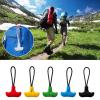 YUOIUX Zipper Pull Zipper Extender Replacement Luggage Paracord Zipper Pull T Shape Large Size Tab Extension Cord Fixer view 2