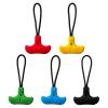 YUOIUX Zipper Pull Zipper Extender Replacement Luggage Paracord Zipper Pull T Shape Large Size Tab Extension Cord Fixer view 3