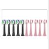 10PCS Brush Heads Compatible for Philips H X3/6/8/9 Series Electric Toothbrush Vacuum Sealed Packaged Replacement Toothbrushes Heads(5white-5 Black) view 2