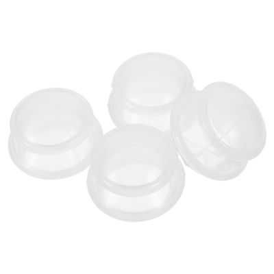 TOVINANNA 4pcs Silicone Beauty Jars for Facial Massage Vacuum Suction Cups for Face Cupping Therapy Skin Care Relaxation Tool