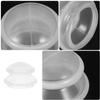 TOVINANNA 4pcs Silicone Beauty Jars for Facial Massage Vacuum Suction Cups for Face Cupping Therapy Skin Care Relaxation Tool view 3