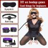 11-Piece Purple Leather Couple Training Kit - Detachable Endurance Set for At-Home Couple Fitness Sessions view 3