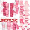 Ramede 12set Valentine's Day Gifts Bulk Funny Coffee Cup Pink Fuzzy Socks Galentine Party Favors for Valentine's Day Reusable Coffee Cup 16 oz DIY Thank You Gift for Teacher Women(Classic,Light) view 1