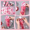 Ramede 12set Valentine's Day Gifts Bulk Funny Coffee Cup Pink Fuzzy Socks Galentine Party Favors for Valentine's Day Reusable Coffee Cup 16 oz DIY Thank You Gift for Teacher Women(Classic,Light) view 3