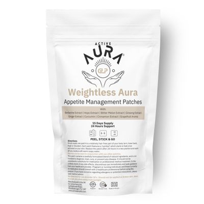 Weightless Aura Berberine Patches Healthy Shape Support | Powered by Matrix Patchtech | Natural Botanical Blend | Vegetarian & Gluten-Free | UK Manufactured | (15) Patches