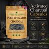 Activated Charcoal HPMC Capsules 500mg Cleanse Detox Digestion Toxins Bloating Vegan Halal Kosher (360 Capsules) view 3