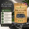 Activated Charcoal HPMC Capsules 500mg Cleanse Detox Digestion Toxins Bloating Vegan Halal Kosher (360 Capsules) view 4