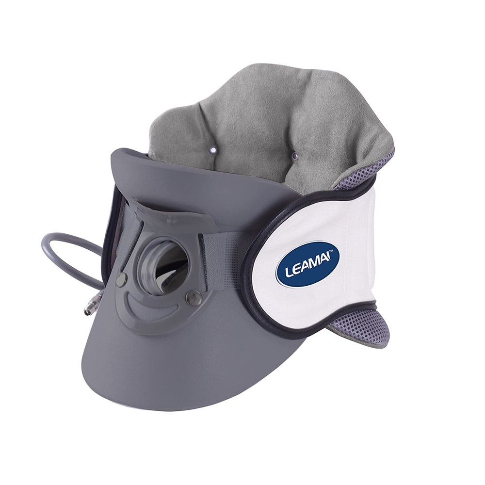 Aumotop Inflatable Neck Cervical Traction Device by LEAMAI, Fast Relief for Neck Pain and Tension, Portable Cervical Tractor for Muscle Stretching