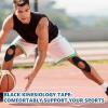 12 Pcs Precut Kinesiology Tape, Kinesiology Tape for Knees, Waterproof & Elastic Athletic Tapes for Knees Shoulders Ankles Wrists view 4