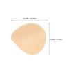 VICASKY 2 Pairs Beige Sponge Shoulder Pads 1.0Cm Thick Removable Foam Shoulder Cushions for Women and Men Blazer Coat Jackets Clothes Sewing Accessories view 2