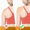 VICASKY 2 Pairs Beige Sponge Shoulder Pads 1.0Cm Thick Removable Foam Shoulder Cushions for Women and Men Blazer Coat Jackets Clothes Sewing Accessories view 4
