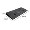 Plastic Kerb Ramp, 500x220x50mm Non-Slip Threshold Ramp for Cars, Bicycles, Wheelchairs and Scooters, 30mm Height for Uphill Access, Heavy Duty Rubber and Plastic Construction,Black view 3