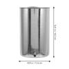 ARTSEWPLY 1000ml Stainless Steel Hanging Metal Bucket with Easy to Operate and Easy to Hold Features Sturdy Cleaning Tool for Home Use view 2