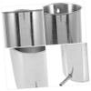 ARTSEWPLY 1000ml Stainless Steel Hanging Metal Bucket with Easy to Operate and Easy to Hold Features Sturdy Cleaning Tool for Home Use view 3