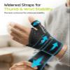 Rakiie Ergonomical Thumb Support with 2 Support Bars, Stable Thumb Spica Splint for Trigger Thumb Right Hand or Left Hand, Thumb Brace for Arthritis, Work, Women and Men (Gray, S/M) view 4
