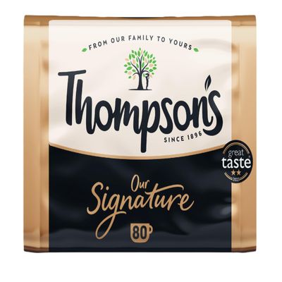 Thompsons Signature Tea 80s, 8 x 250g