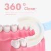 SHOWERORO 3Pcs U-Shaped Silicone Toothbrush Set Manual Tooth Cleaner Soft Bristles Large Size for Oral Care view 2