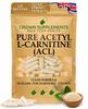 Pure Acetyl L-Carnitine Capsules (ALCAR) | High Strength Acetyl-L-Carnitine Supplement | Crown Supplements (180 Capsules) view 1