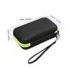 TEHAUX Shockproof EVA Storage Bag for with Lanyard, Portable Protective Case with Green Zipper, Household Non-Contact Carrying Pouch view 2